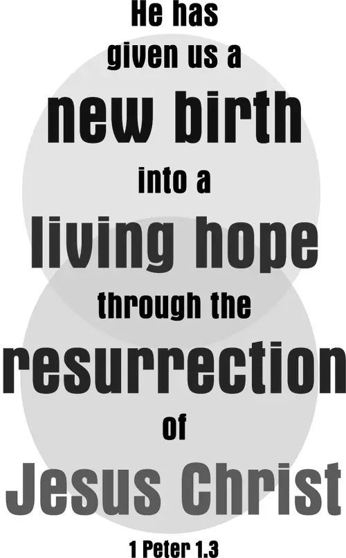 Year A Easter Second Sunday (grayscale)