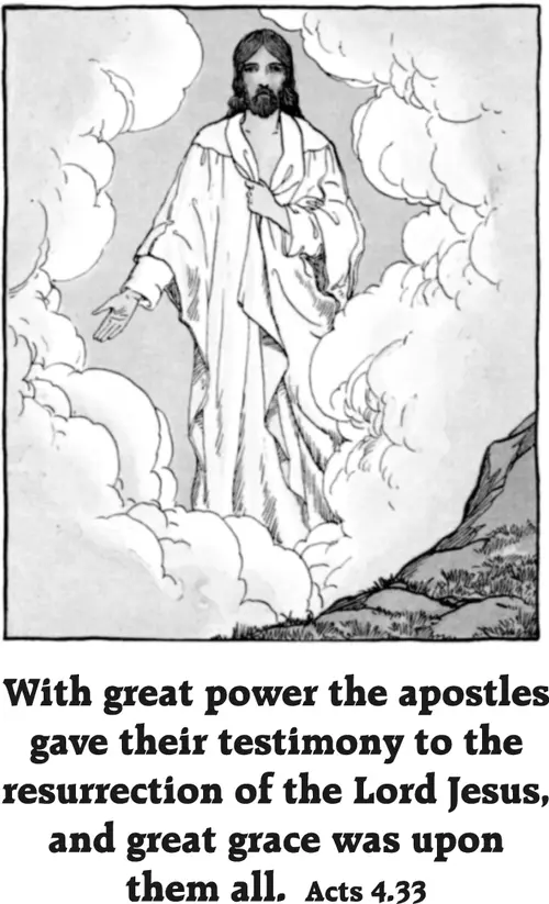Year B Easter Second Sunday (grayscale)