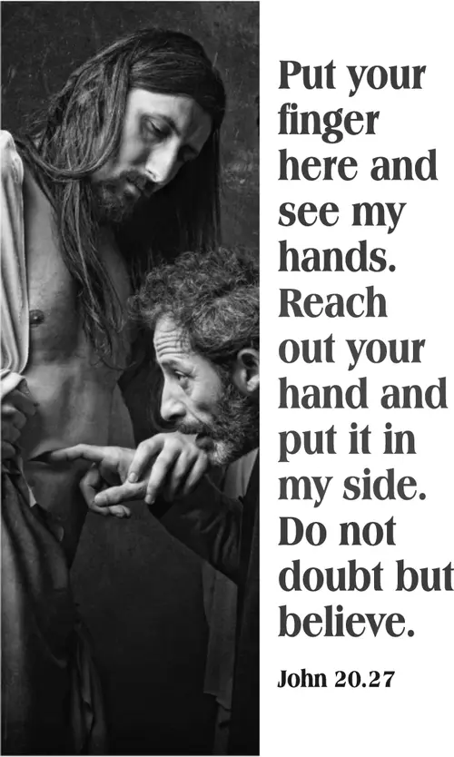 Year C Easter Second Sunday (grayscale)