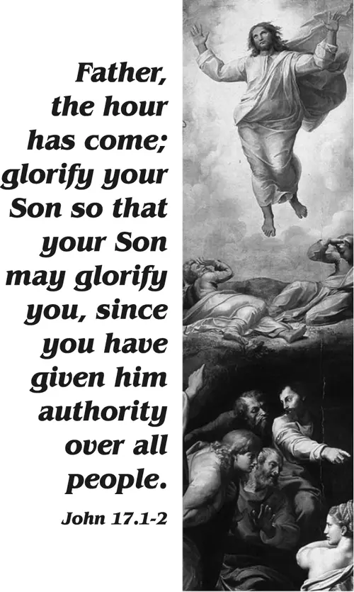 Year A Easter Ascension Sunday (grayscale)