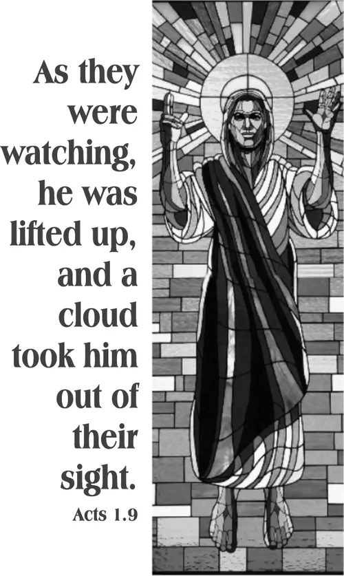 Year A Easter Ascension Sunday (grayscale)