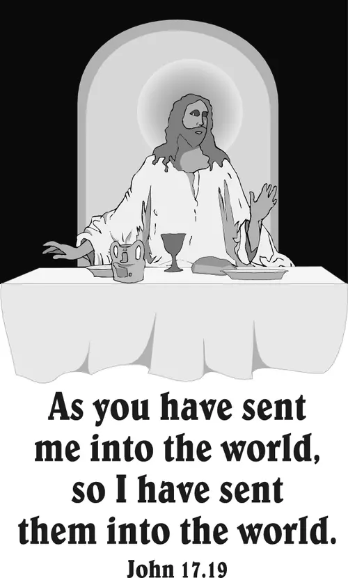 Year B Easter Ascension Sunday (grayscale)