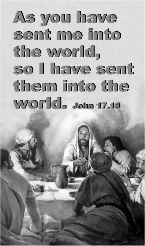 Year B Easter Ascension Sunday (grayscale)