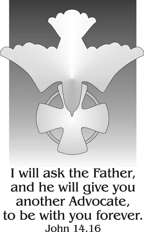 Year A Easter Sixth Sunday (grayscale)