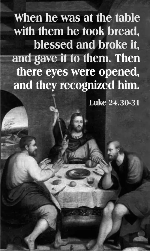 Year A Easter Third Sunday (grayscale)
