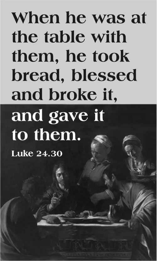 Year A Easter Third Sunday (grayscale)