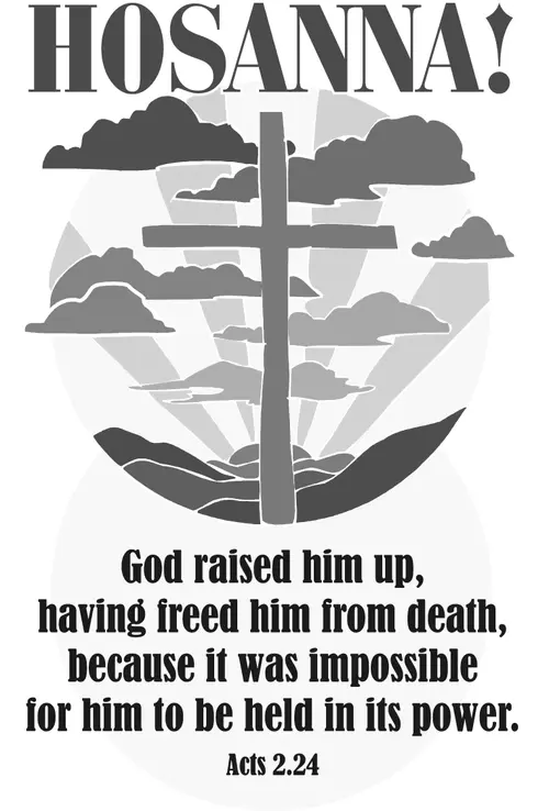 Year A Easter Third Sunday (grayscale)