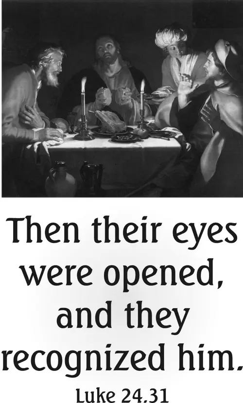 Year A Easter Third Sunday (grayscale)