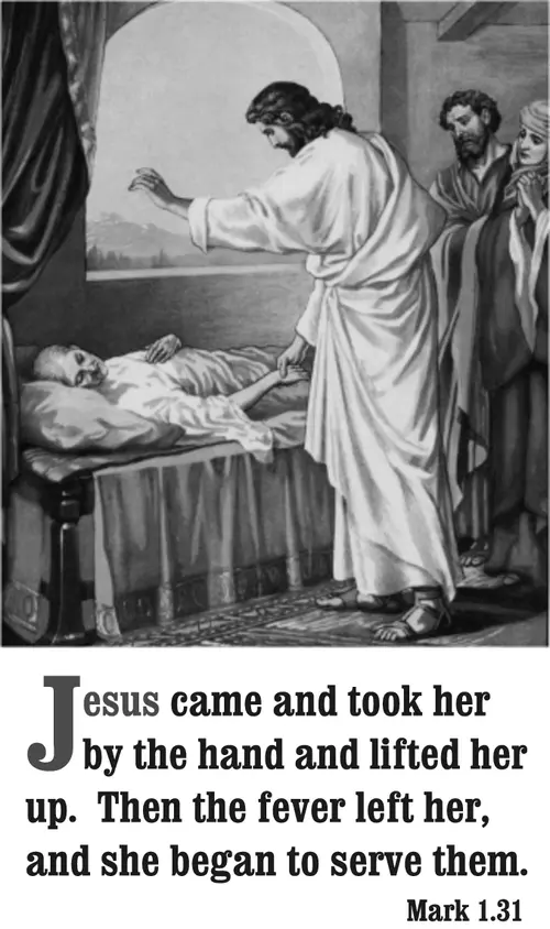 Year B Epiphany Fifth Sunday (grayscale)