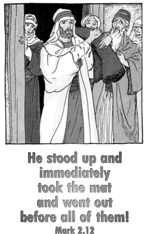 Year B Epiphany Seventh Sunday (grayscale)