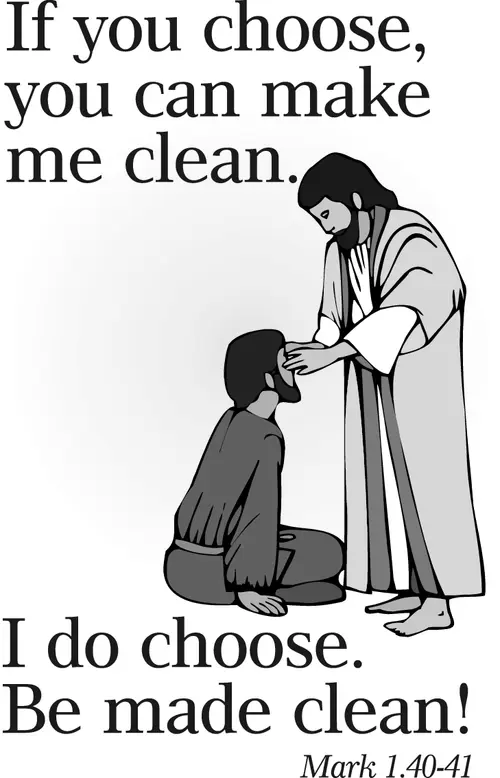 Year B Epiphany Sixth Sunday (grayscale)
