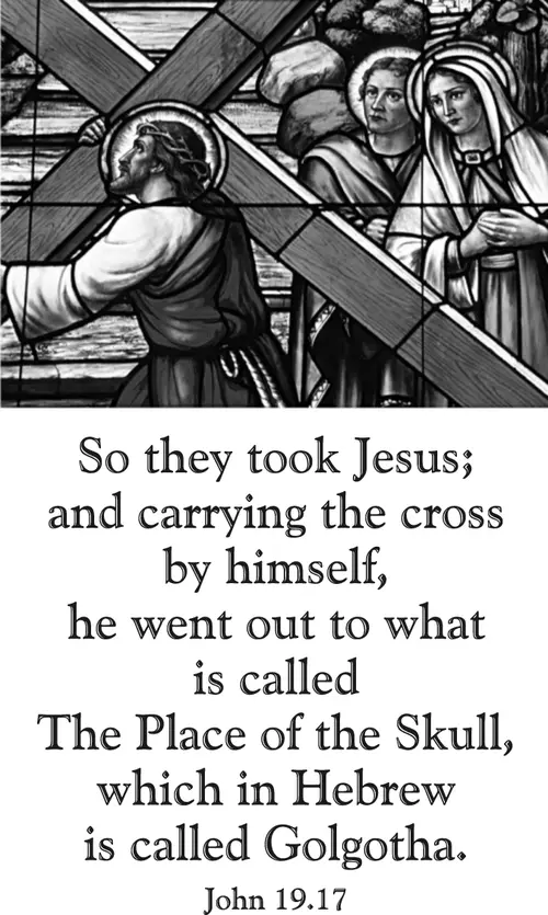 Year C Holy Week Good Friday (grayscale)