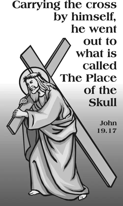 Year C Holy Week Good Friday (grayscale)