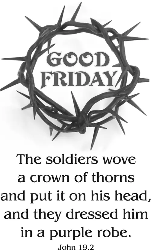 Year C Holy Week Good Friday (grayscale)