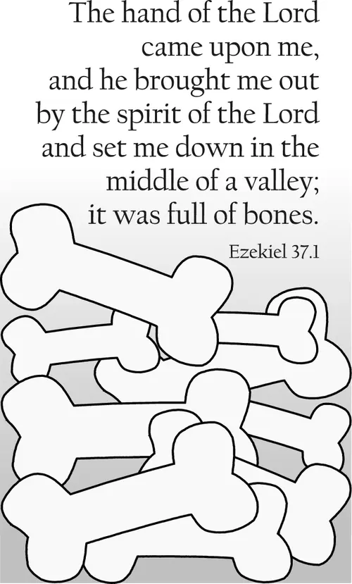 Year A Lent Fifth Sunday (grayscale)