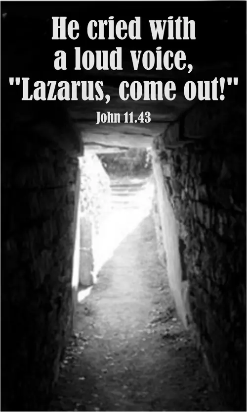 Year A Lent Fifth Sunday (grayscale)