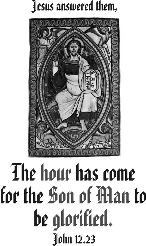 Year B Lent Fifth Sunday (grayscale)