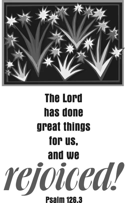 Year C Lent Fifth Sunday (grayscale)