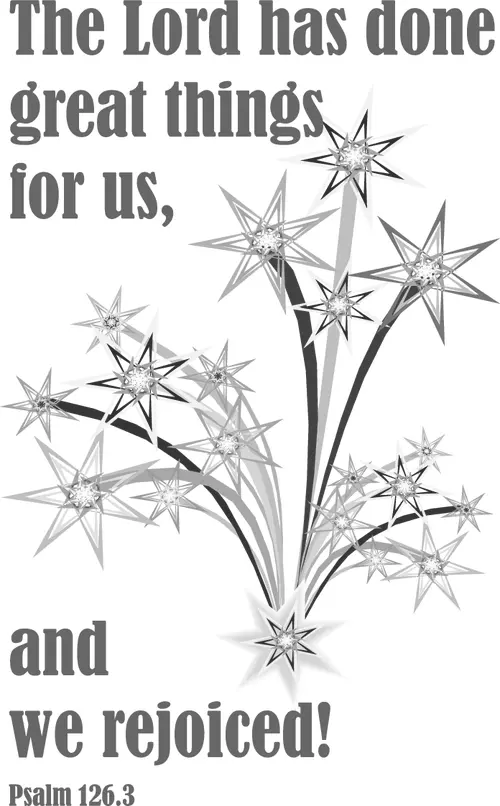 Year C Lent Fifth Sunday (grayscale)