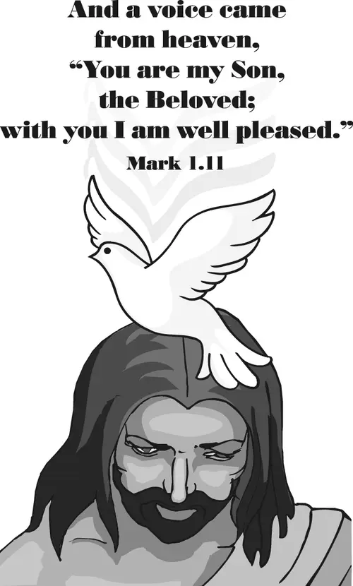 Year B Lent First Sunday (grayscale)