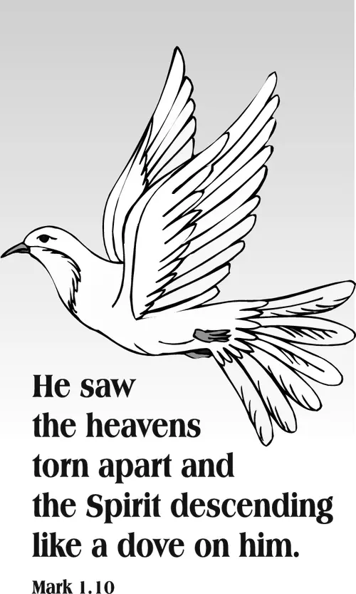 Year B Lent First Sunday (grayscale)