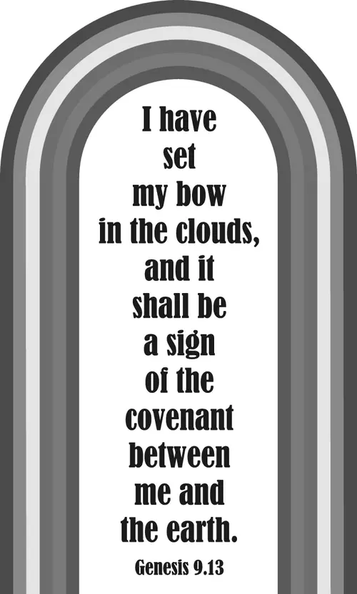 Year B Lent First Sunday (grayscale)