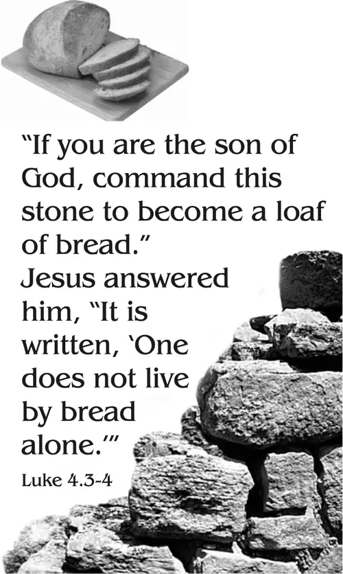 Year C Lent First Sunday (grayscale)