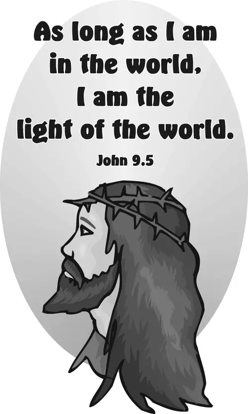 Year A Lent Fourth Sunday (grayscale)