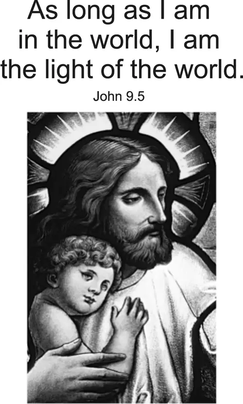 Year A Lent Fourth Sunday (grayscale)