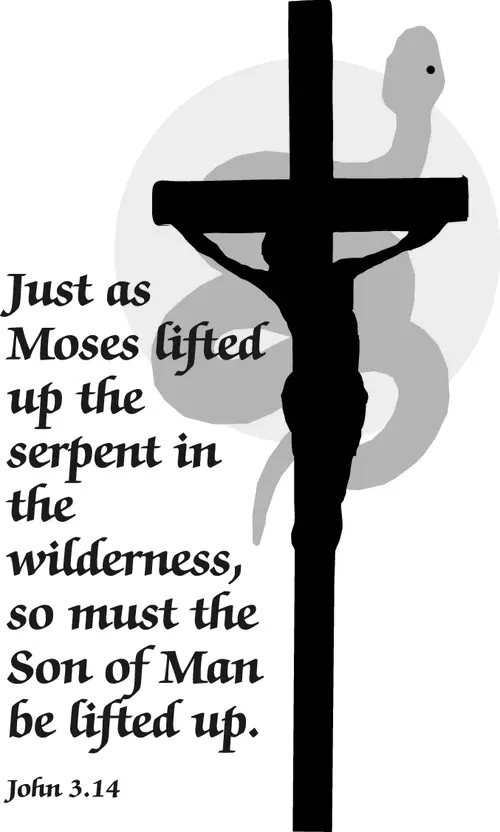 Year B Lent Fourth Sunday (grayscale)