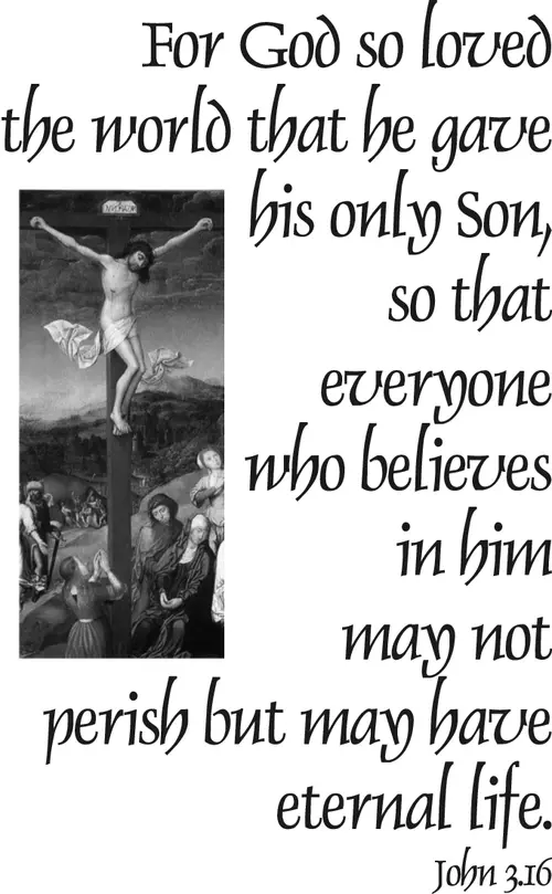 Year B Lent Fourth Sunday (grayscale)