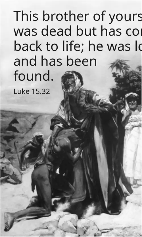 Year C Lent Fourth Sunday (grayscale)