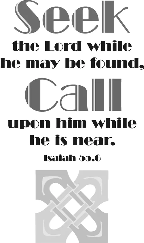 Year C Lent Third Sunday (grayscale)