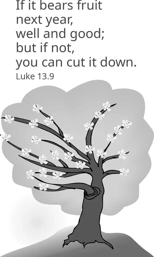 Year C Lent Third Sunday (grayscale)