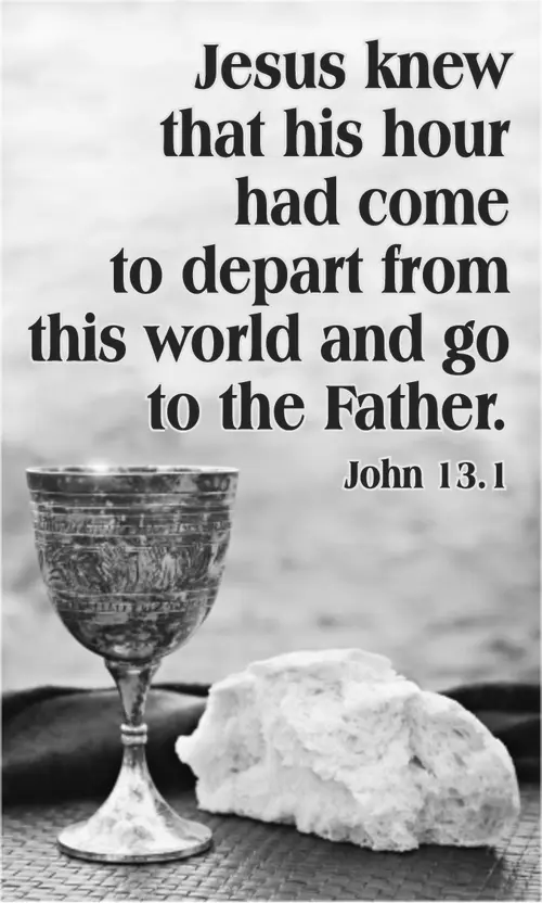 Year B Holy Week Maundy Thursday (grayscale)