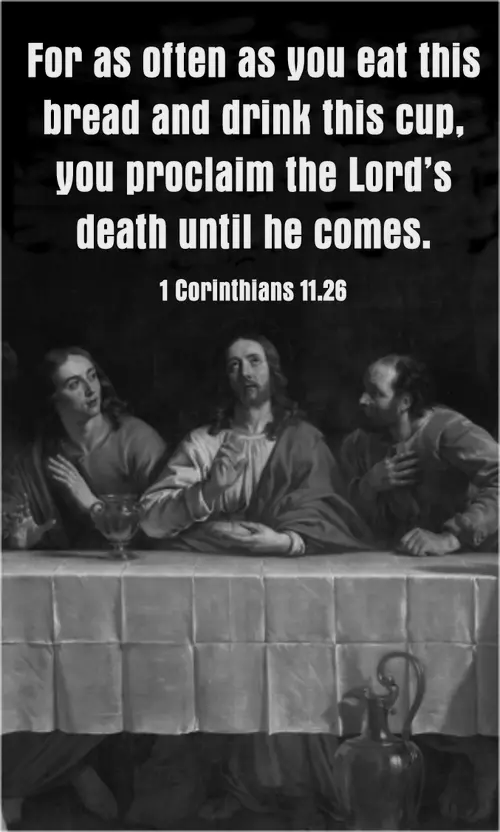 Year A Holy Week Maundy Thursday (grayscale)