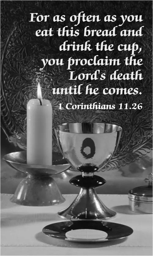 Year A Holy Week Maundy Thursday (grayscale)
