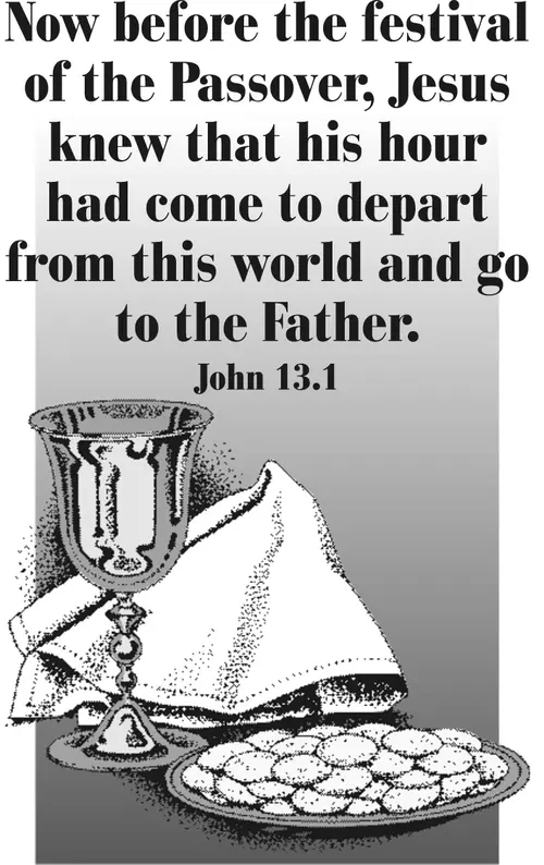 Year A Holy Week Maundy Thursday (grayscale)