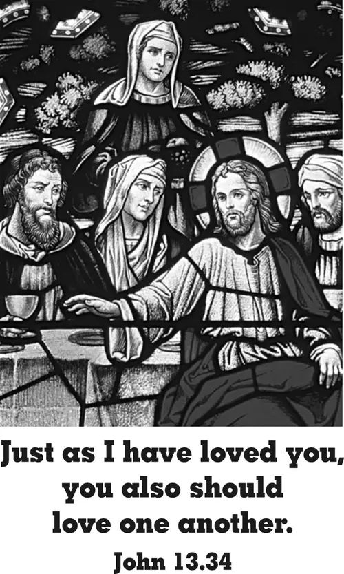 Year B Holy Week Maundy Thursday (grayscale)