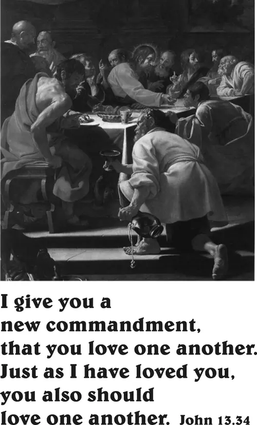 Year C Holy Week Maundy Thursday (grayscale)