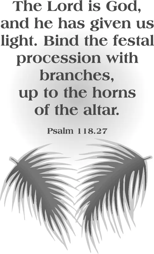 Year A Lent Palm/Passion Sunday (grayscale)