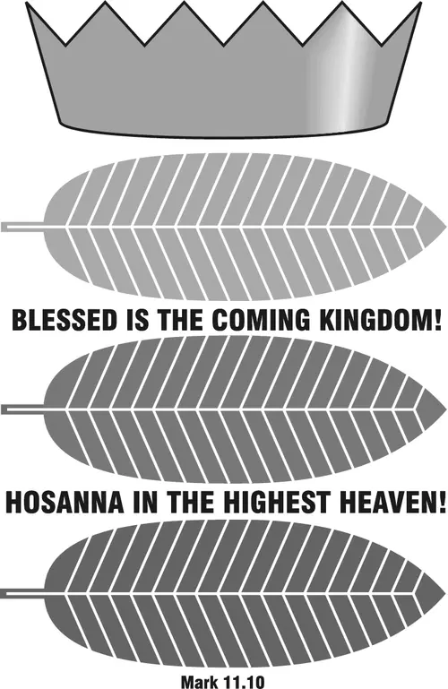 Year B Lent Palm/Passion Sunday (grayscale)
