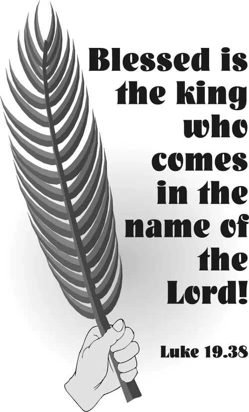 Year C Lent Palm/Passion Sunday (grayscale)