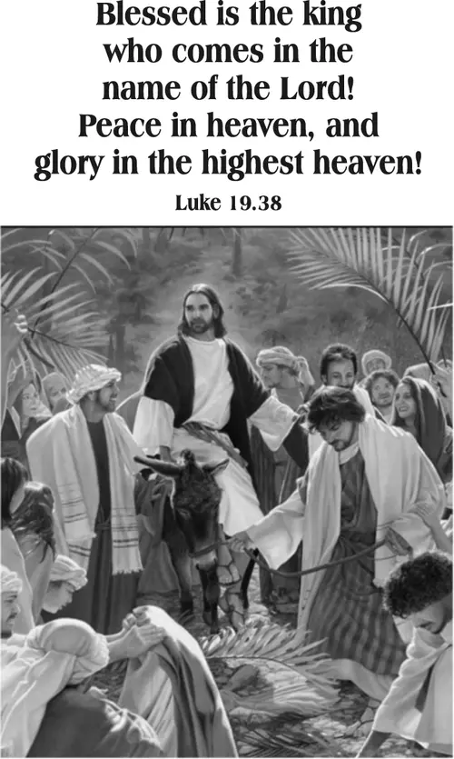Year C Lent Palm/Passion Sunday (grayscale)
