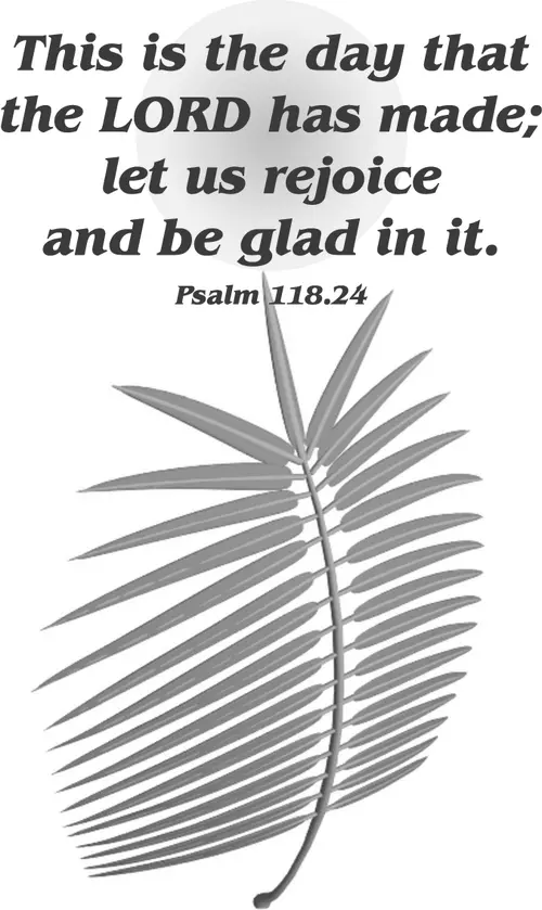 Year C Lent Palm/Passion Sunday (grayscale)