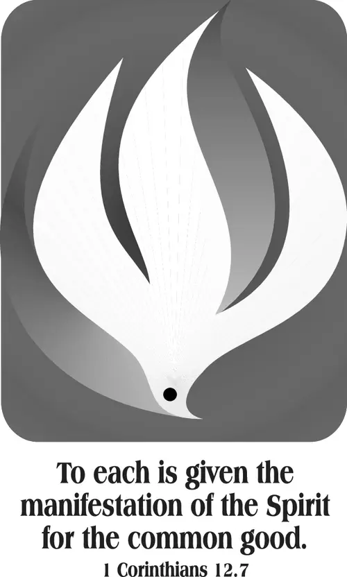 Year A Easter Pentecost Sunday (grayscale)