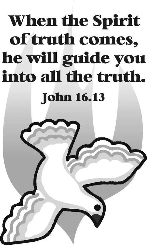 Year B Easter Pentecost Sunday (grayscale)