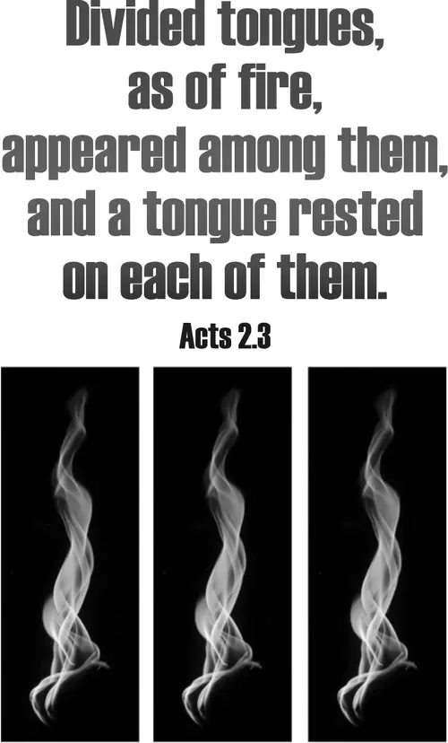 Year B Easter Pentecost Sunday (grayscale)