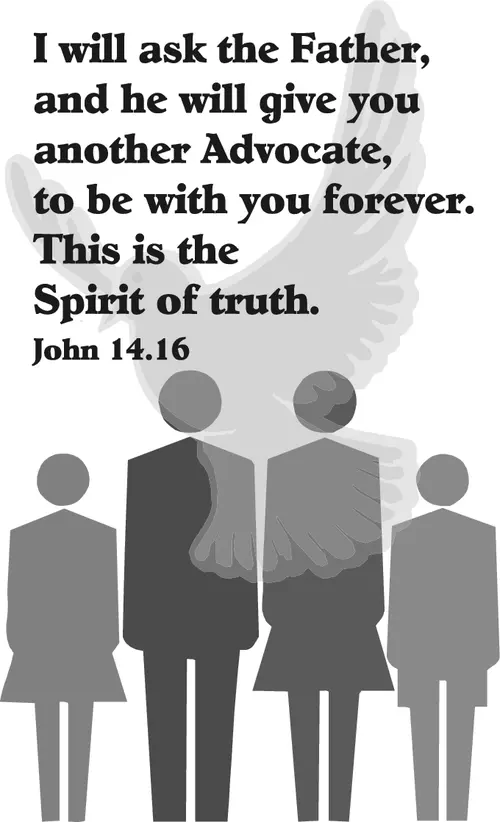 Year C Easter Pentecost Sunday (grayscale)