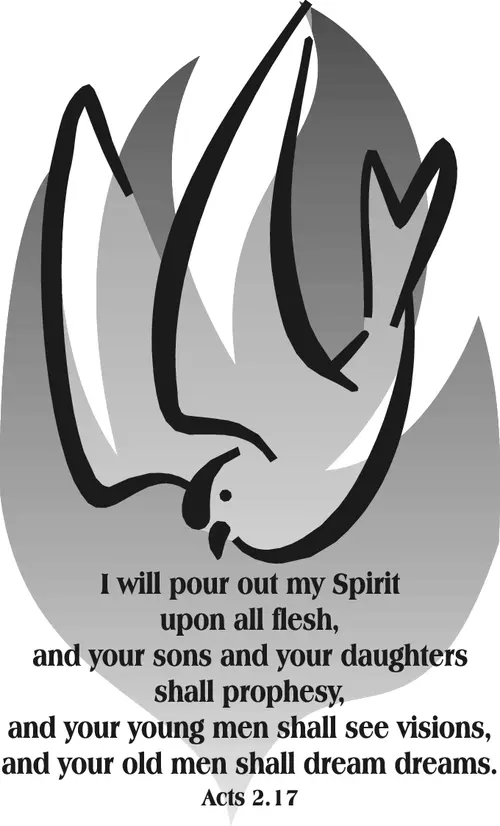 Year C Easter Pentecost Sunday (grayscale)